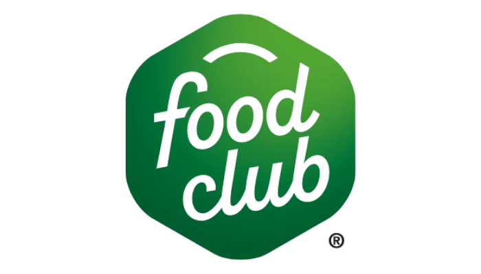 Food Club logo featuring a green hexagonal badge with white text, representing a trusted brand in wholesale food distribution and supply.